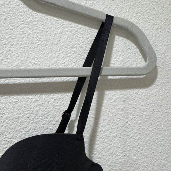 ThirdLove Bra Womens 36B 1/2 24/7 T-Shirt Black Lightly Lined Pima Cotton NEW - Picture 3 of 5